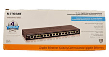 NETGEAR GS316 GS316-100NAS 16-Port Rack Mountable Ethernet Switch picture