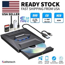 External CD DVD Drive USB 3.0 Writer Burner Player for PC Laptop Windows 11 10 picture