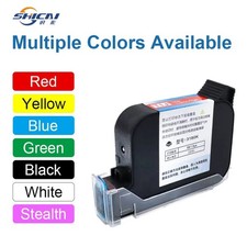 3pcs Red Compatible Ink Cartridge Refill for 12.7mm Handheld Inkjet Printer picture