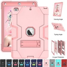 Fr iPad 5/6/7/8/9/10th Gen Air 5 Pro 11 12.9 Heavy Duty Rugged Stand Case Cover  picture