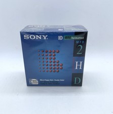 Sony 10MFD 2HD CF 3.5 Inch Micro Floppy Disks 10 Pack IBM Formatted High Density picture