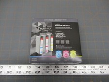 Lexmark Cyan Magenta Yellow Tri Color Ink Printer Cartridge 100XL Office Depot picture