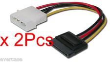 Molex to SATA Adaptor Cable Extension. 2Pieces picture