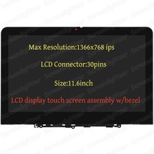 For Lenovo 500e Chromebook Gen 4S Laptops Lcd Touch Screen w/ Bezel 5M11Q54434 picture
