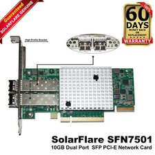 SolarFlare SFN7501 10Gbps Dual-Port SFP+ PCIe 3.0x8 Network Adapter High Profile picture
