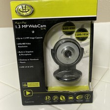Gear Head Webcam 1.3 MP Webcam PC Laptop Plug-n-Play Video Picture WC7401  picture