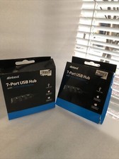 LO OF 2X INLAND  7-Port USB Hub WITH 5V2A USB ADAPTER picture