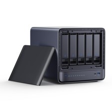 MINISFORUM AI NAS N5 Pro AMD Ryzen AI 9 HX Pro 370(12C/24T) PC, 2x SODIMM DDR5 picture