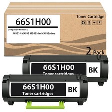 2PK 66S1H00 Extra High Yield Toner Cartridge Compatible for MS531 MX532 MS531dw picture