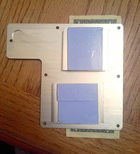 Laptop Heatsink Cooling Plate w/ Thermal Pads, Universal Compatible, Silver picture