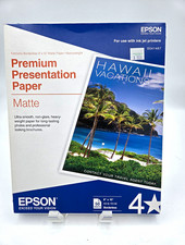 Epson Premium Presentation Paper Matte – NEW Factory Sealed – 8
