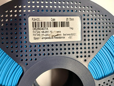 Bambu Labs PLA+2.0 Cyan 1.75mm 3D Printer Filament 1kg Open Box picture