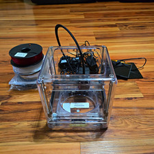 M3D Clear Micro 3D Printer with Filament, Power Supply, And Heated Bed picture