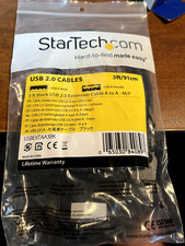 Startech 3 ft Black USB 2.0 Extension Cable A to A - M/F  picture