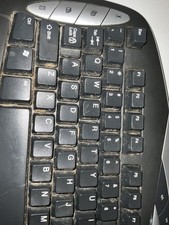 GATEWAY KB-0401 Black/Silver Wired PS/2 Multimedia Keyboard - Tested picture