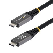 StarTech CC18IN80GUSB4CABLE 1.5ft USB4 Cable 80Gbps 240W Black picture