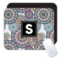 Gift Mousepad : Decorated Mandalas Ornament Floral Yoga Wall Decor Pattern Art picture