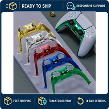 Replacement Controller Shell for PS5 Slim Custom Plates Cover Chrome Glossy picture