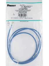 Panduit UTP28SP5BU Cat6 28 AWG Network Patch Cable/Cord, 5 Ft Blue ~STSI picture