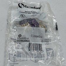 CommScope Uniprise UNJ600-VL Cat6 UTP RJ-45 Modular Jack Violet picture