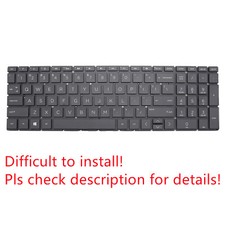 Original US Black Backlit Keyboard for HP Pavilion X360 15-cr0037wm Backlight picture
