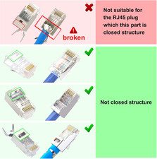 RJ45 RJ11/RJ12 RJ22 Ethernet Crimp Tool Crimper Cutter Stripper All-in-one Mu... picture