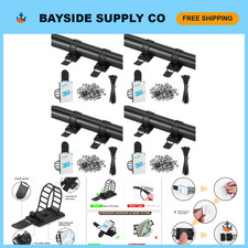 100Pcs Cable Management Clips & 50Pcs Zip Ties, Adjustable Wire Organizer, Stron picture