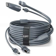 For Starlink Mini Ethernet Cable with Power Cord, 3 in 1 ( 32.8FT / 10M ) picture