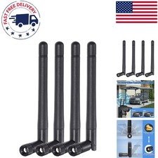 Versatile 4-Pack RP-SMA 3dBi Dual Band WiFi Antennas for Max Signal Strength picture
