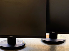 Acer 25 in Black Flat Screen Computer Monitor Display picture