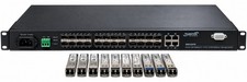 Transition Networks SM24DPB 24-Port-SPF Managed Fiber SFP Switch W/ 10-SPF picture