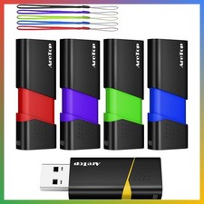 4GB USB 2.0 Flash Drive Thumb Stick 5 Pack Mixed Colors Storage picture