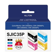SJIC35P Ink Cartridge 4-Pack Compatible SJlC35P-BK SJIC35P-C SJIC35P-M SJIC35... picture