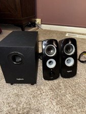 Logitech Speaker System Z323 with Subwoofer, Black, -Fully Tested picture
