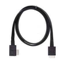 OCuLink PCIe PCI-Express 4.0 SFF-8611 4i 90 Degree Angled Data Extension Cable picture