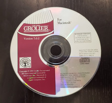 The 1995 Grolier Multimedia Encyclopedia Version 7.0.2 for Macintosh CD-ROM picture