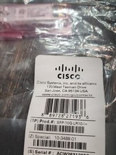 Cisco SFP-10G-LR-10-I Ind Tem LR Transceiver Two Years Warranty F/S New Sealed picture
