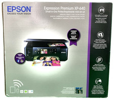 Epson Expression XP-640 All in One Inkjet Wireless Printer New/Sealed. picture