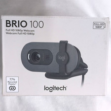 Logitech BRIO 100 Full HD 1080p USB-A Built-In Mic Privacy Shutter Black picture