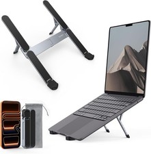 [Ultra Compact] Foldable & Portable Laptop Stand for Desk, Lightweight Tablet... picture