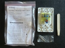 NetSpeed EZ-DSL Wall Jack with built in Filter + PUNCH ON TOOL-MTG SCREWS-New picture