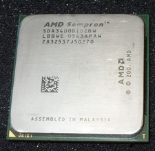 AMD SEMPRON 3400+  2.0 GHZ  PROCESSOR, SDA3400DIO2BW,  SOCKET 939, US SELLER picture