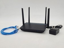 ASUS RT-ACRH13 AC1300 DUAL-BAND GIGABIT WI-FI ROUTER 4-PORT 867MBPS W ADAPTER picture