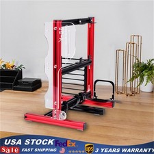 Red DIY ITX ATX MATX PC Frame Test Bench Open Air Case Water Cooling Fan Chassic picture