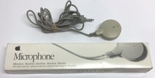 Apple Mac Computer Microphone Original Box 1991 Vintage VTG picture
