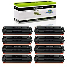 8PK 201X CF400X BK High Yield Color Toner Fits For HP LaserJet M277n M252 M252n picture