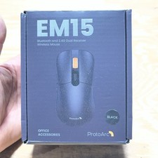 Protoarc Wireless Mouse Jiggler, USB C Mouse -EM15 Type C Wireless Black picture