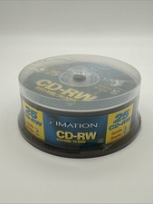Imation 650 MB 74 Min CD-RW Data Rewritable Media 25 Pack Spindle Discs picture