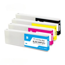 SJIC30P Ink Cartridge With chip for Eps TM-C7500 color label printer 4color/set picture
