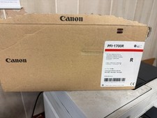 Canon PFI-1700R Red Ink Cartridge 700ml Genuine OEM  - OPEN BOX, OPEN BAG 2021 picture